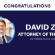 David has been named Attorney of the Year—an honor recognizing his outstanding work!