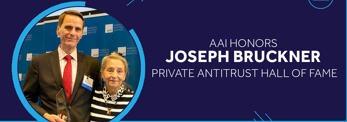 Joseph Bruckner inducted into the 2025 Private Antitrust Hall of Fame.