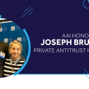 Joseph Bruckner inducted into the 2025 Private Antitrust Hall of Fame.