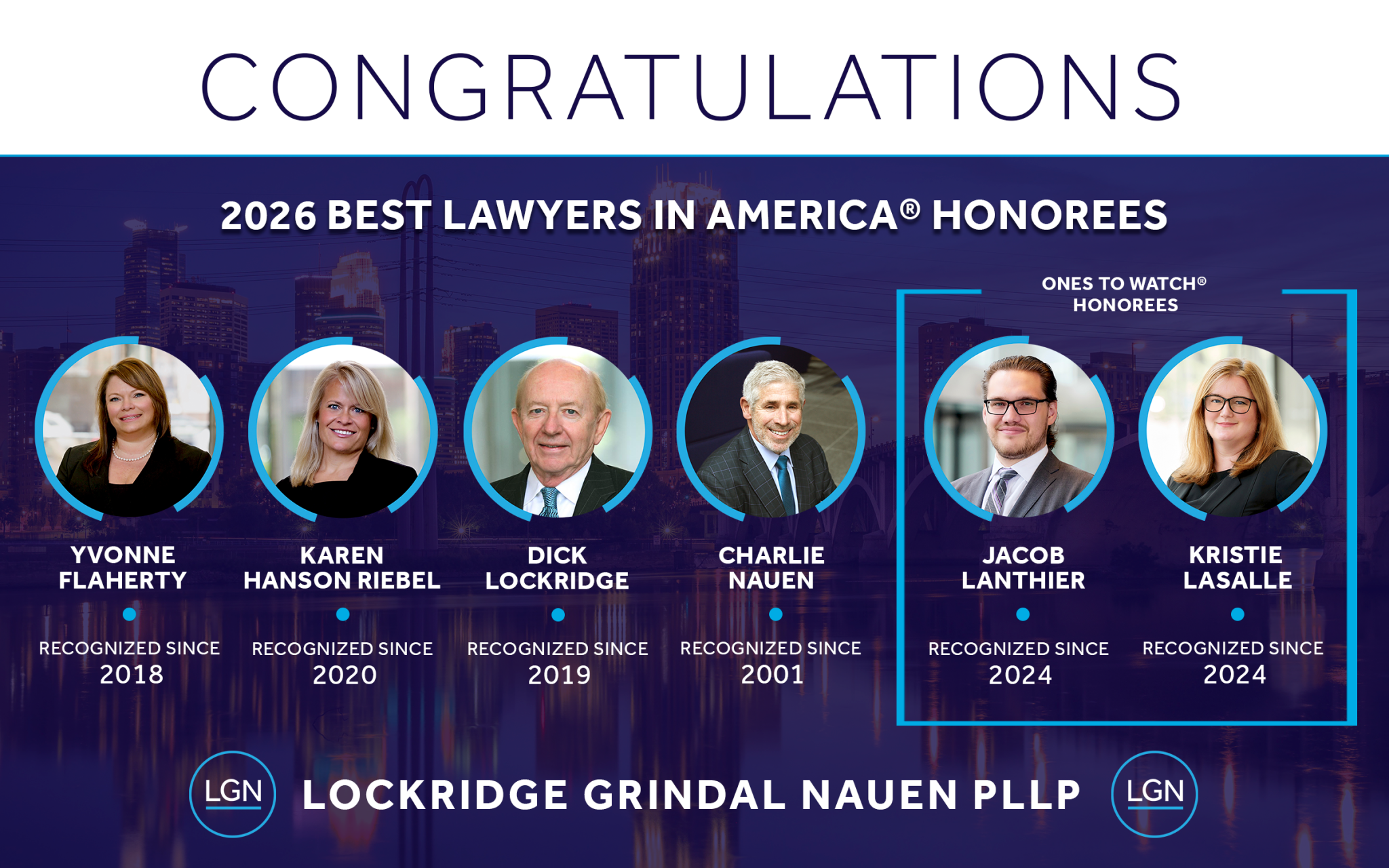 Best Lawyers in America® Honors 6 LGN Attorneys in 2026 Edition ...